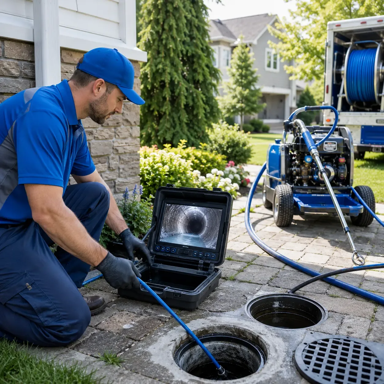 Outdoor drain cleaning professionals serving Glenville, WV